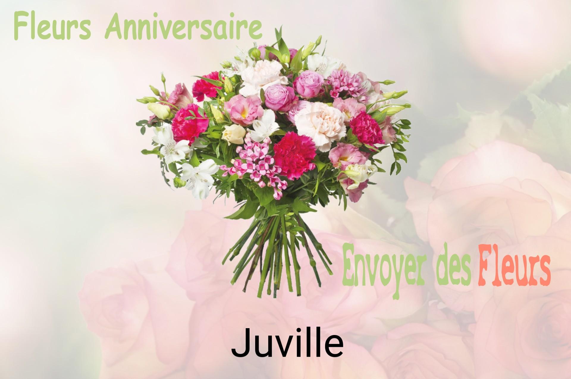 Bouquet de fleurs d’anniversaire livré à Juville